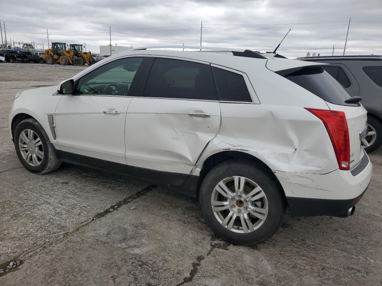 2011 Cadillac SRX VIN 3GYFNAEY9BS633618 Copart auction photo, rear end / hail damage thumbnail 2