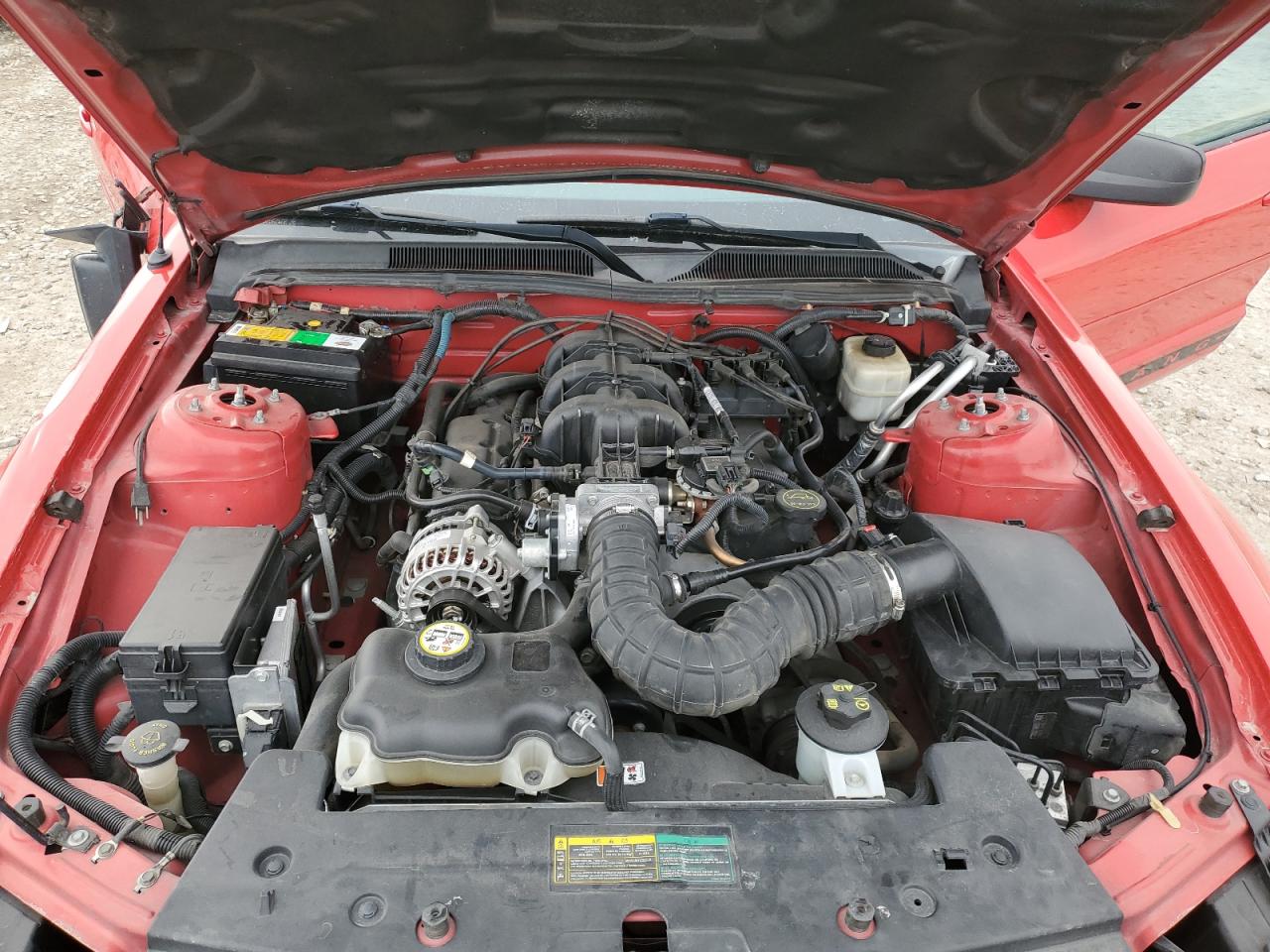 2007 Ford Mustang VIN 1ZVHT84N875339243 Copart auction photo, rear end / side damage thumbnail 11