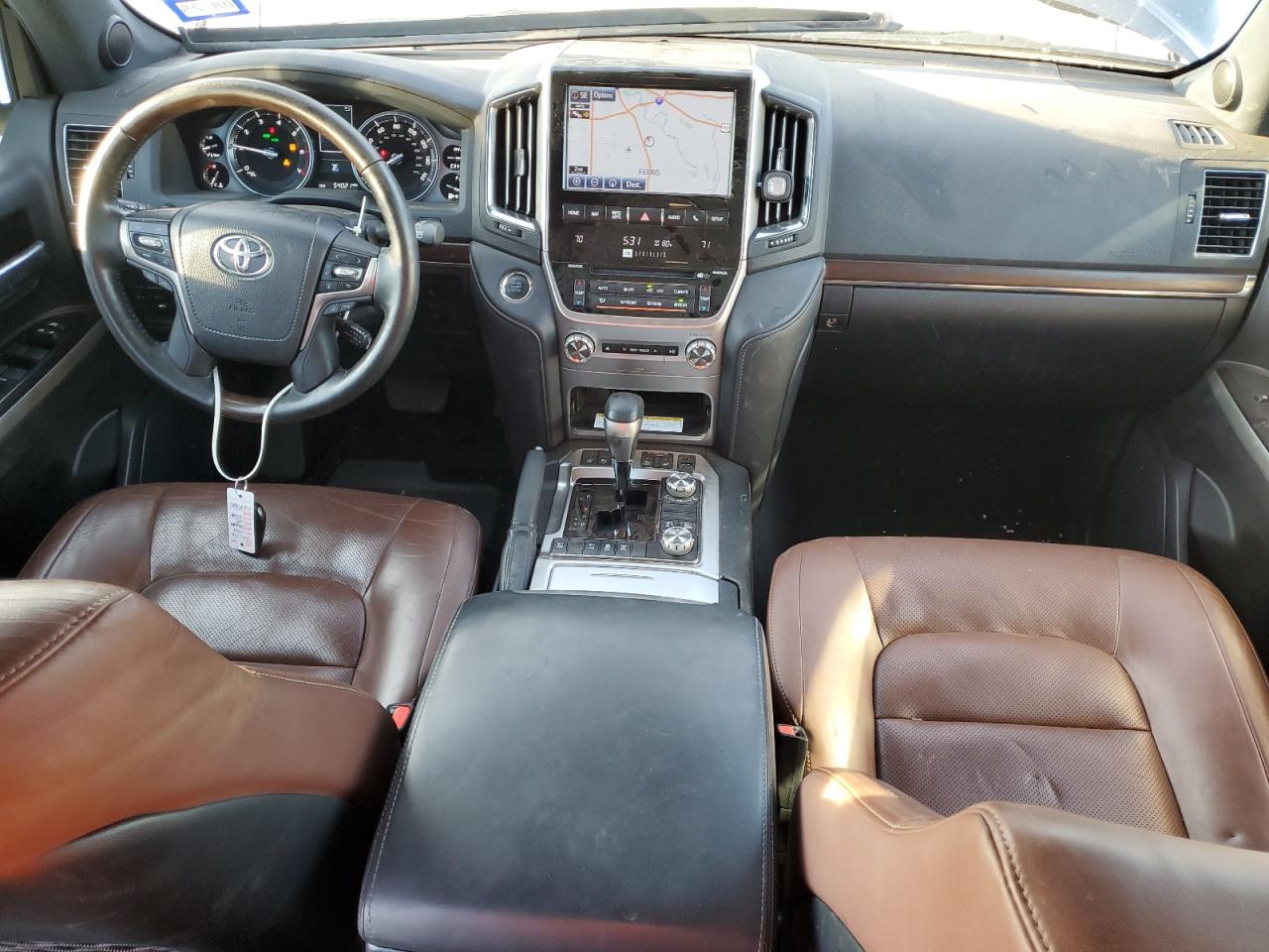 2019 Toyota Land Cruiser VIN JTMCY7AJ9K4077385 Copart auction photo, front end damage thumbnail 8