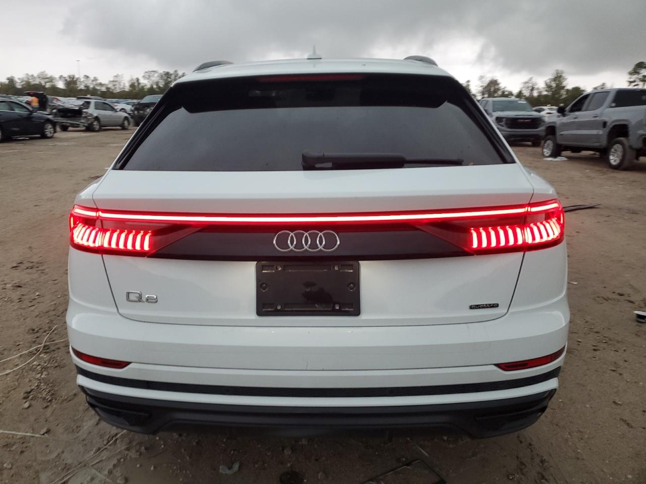 2022 Audi Q8 VIN WA1FVBF17ND009814 Copart auction photo, all over damage thumbnail 6