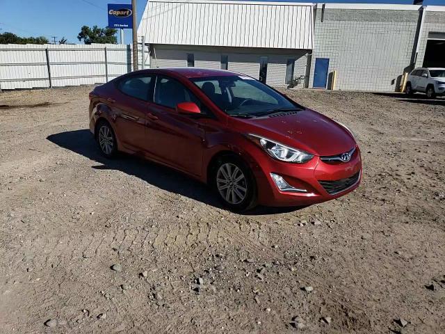 2016 Hyundai Elantra VIN 5NPDH4AE4GH660776 Copart auction photo, rear end / side damage thumbnail 11