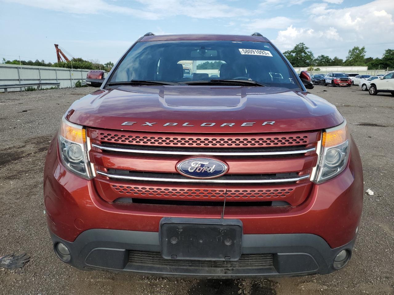 2014 Ford Explorer VIN 1FM5K8F85EGB06501 Copart auction photo, rear end / side damage thumbnail 5