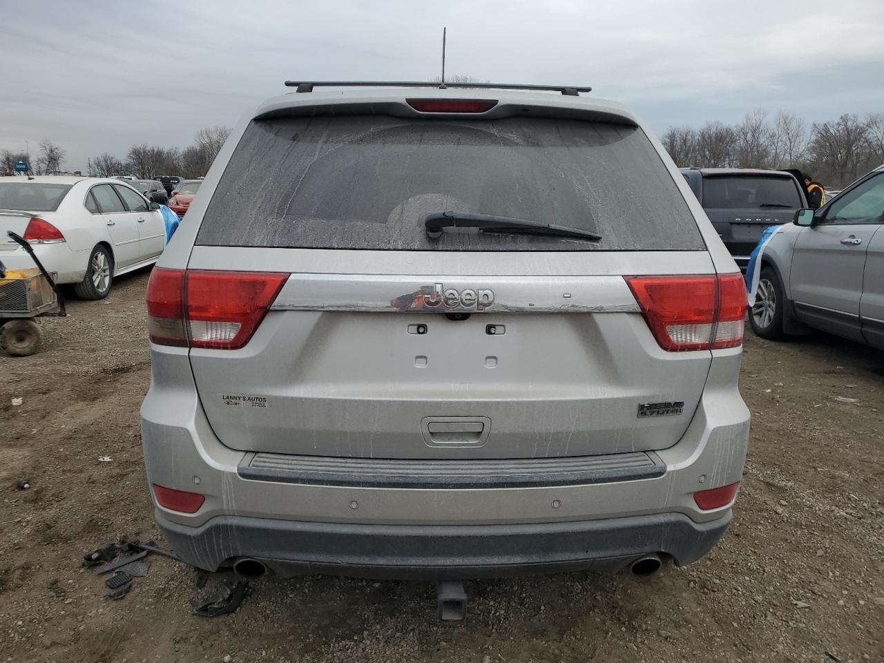 2013 Jeep Grand Cherokee VIN 1C4RJFAT6DC576499 Copart auction photo, front end damage thumbnail 6