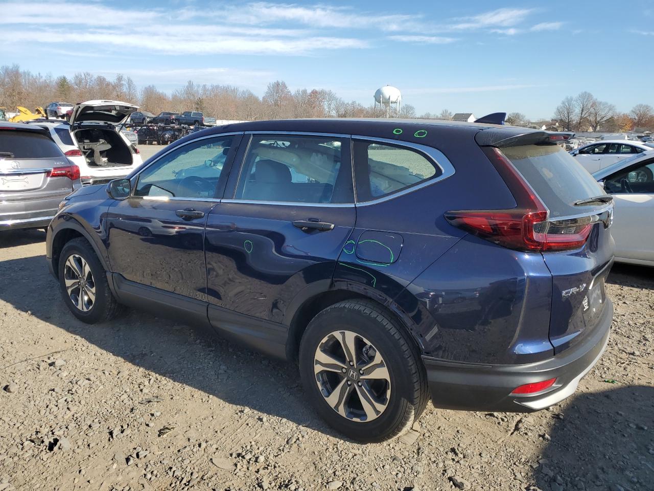 2020 Honda CR-V VIN 2HKRW2H20LH640787 Copart auction photo, stripped damage thumbnail 2