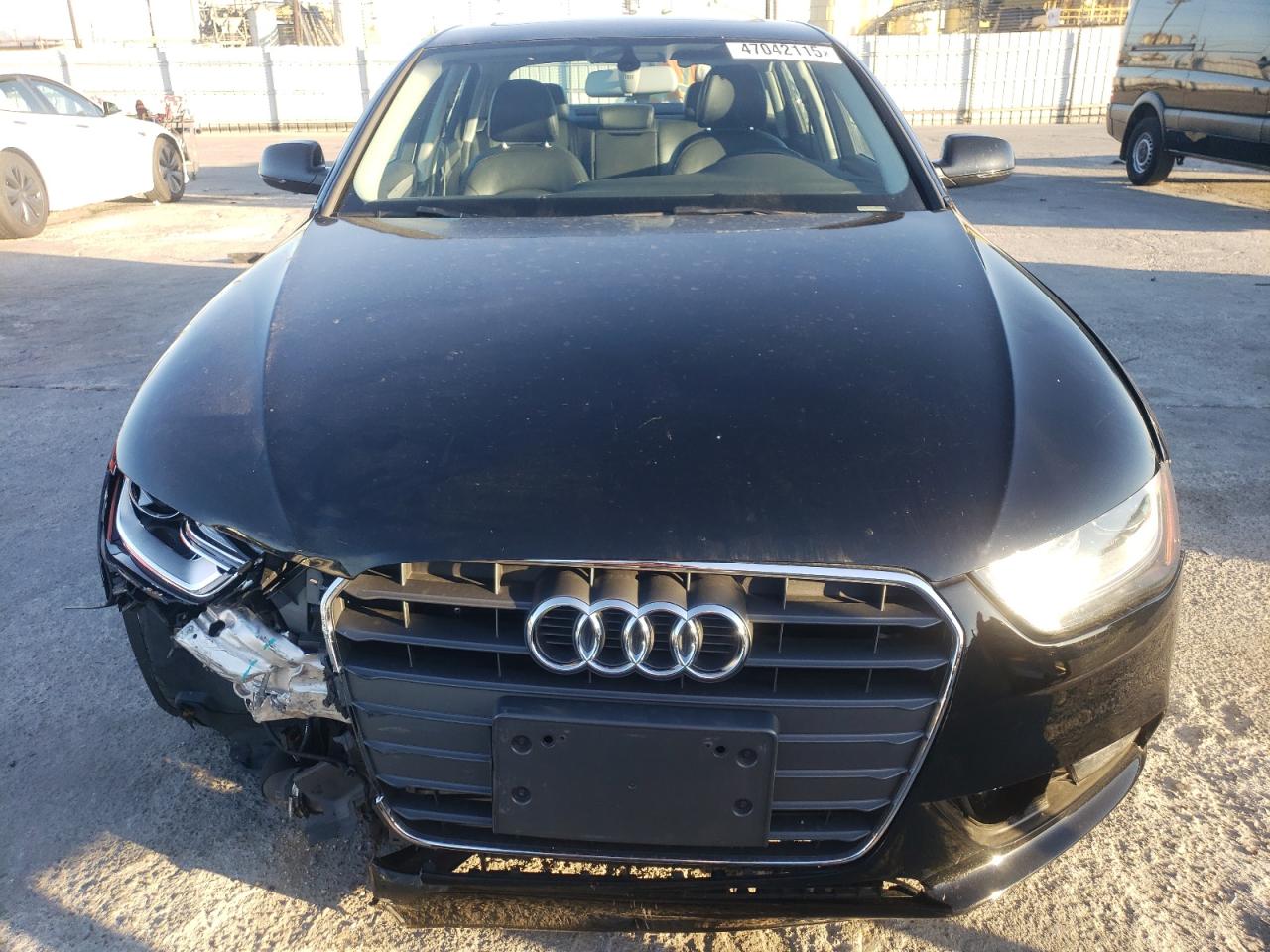 2013 Audi A4 VIN WAUAFAFL6DN024187 Copart auction photo, front end damage thumbnail 5