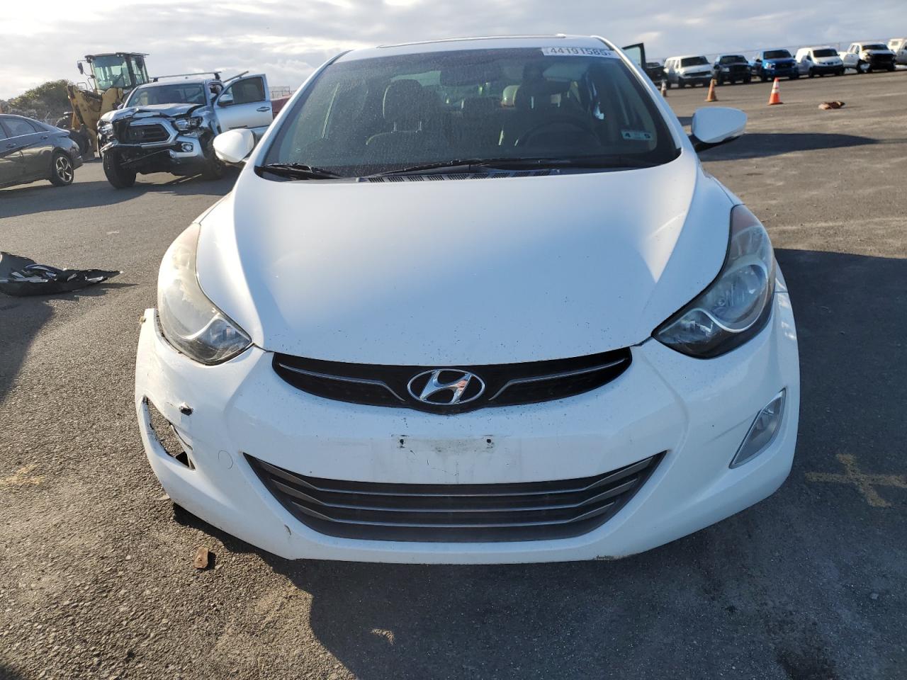 2013 Hyundai Elantra VIN 5NPDH4AE7DH308478 Copart auction photo, side / rear end damage thumbnail 5