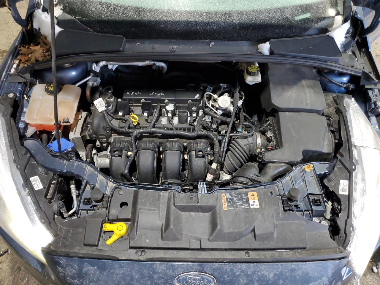 2018 Ford Focus VIN 1FADP3J21JL252957 Copart auction photo, front end damage thumbnail 11