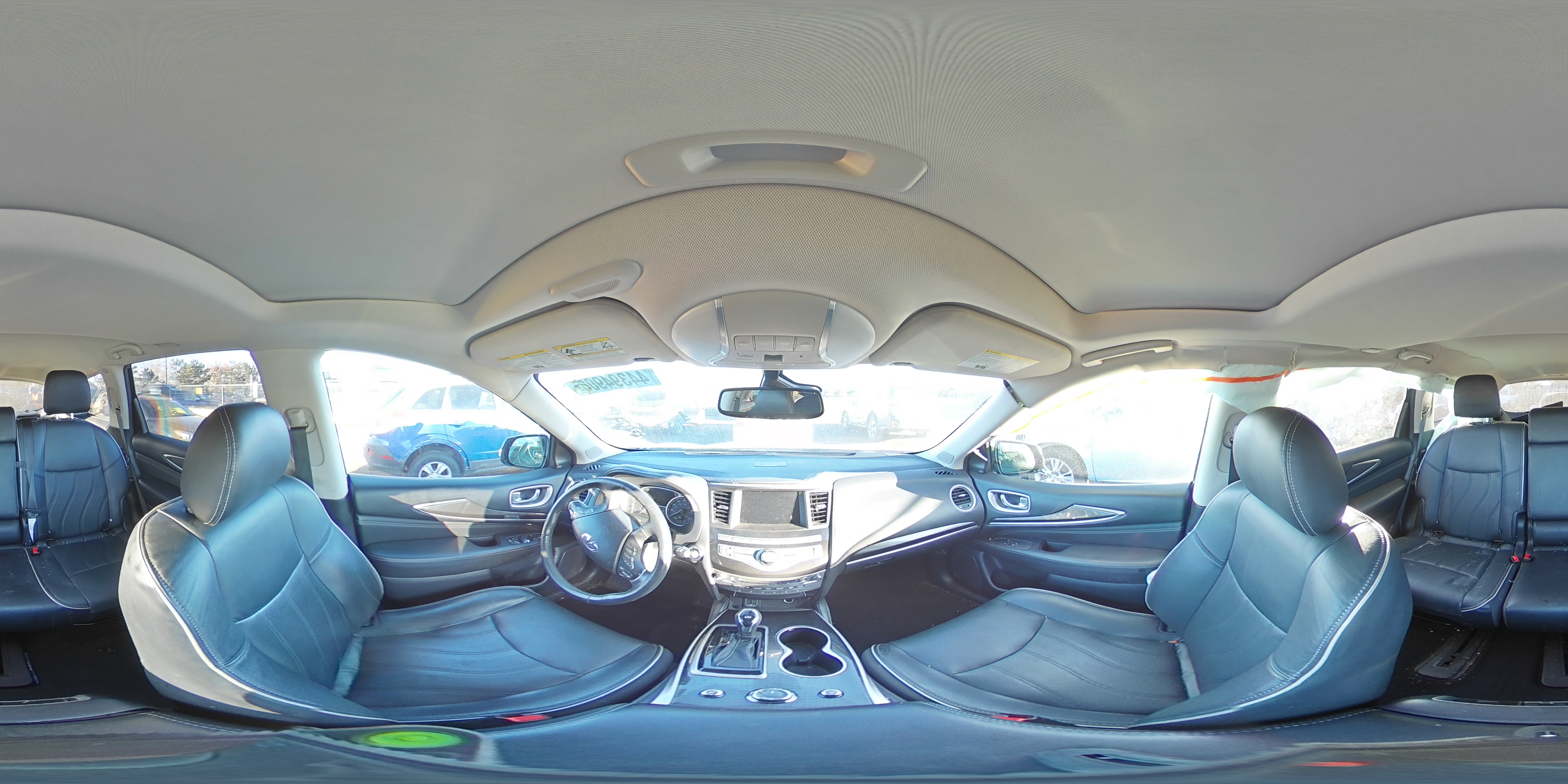 2019 Infiniti QX60 VIN 5N1DL0MM2KC563232 Copart auction photo, front end / hail damage thumbnail 14