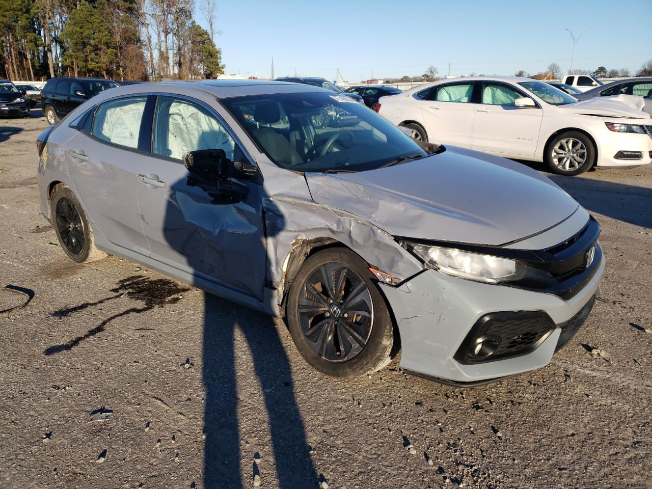 2019 Honda Civic VIN SHHFK7H66KU206948 Copart auction photo, all over / undercarriage damage thumbnail 4