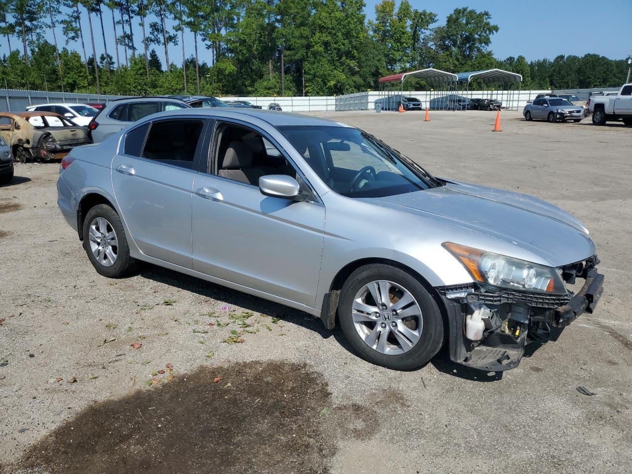 2012 Honda Accord VIN 1HGCP2F44CA105574 Copart auction photo, front end / side damage thumbnail 4