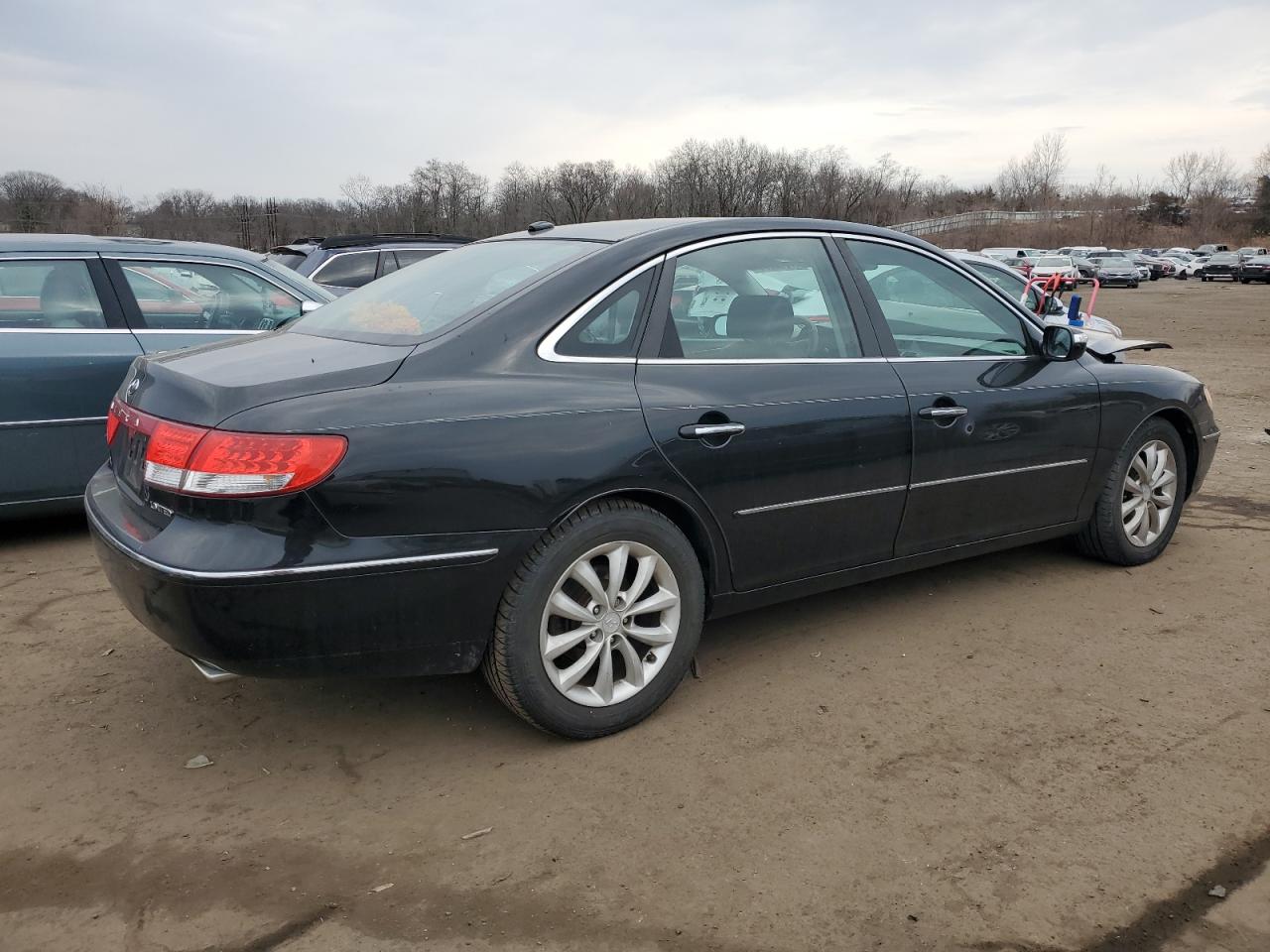 2008 Hyundai Azera VIN KMHFC46F18A255424 Copart auction photo, front end damage thumbnail 3