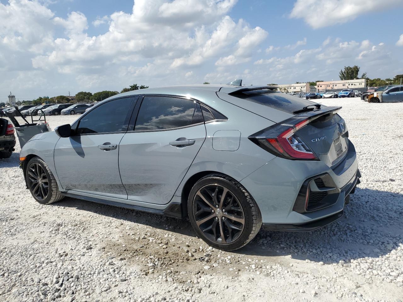 2021 Honda Civic VIN SHHFK7H49MU203303 Copart auction photo, front end / minor dent/scratches damage thumbnail 2