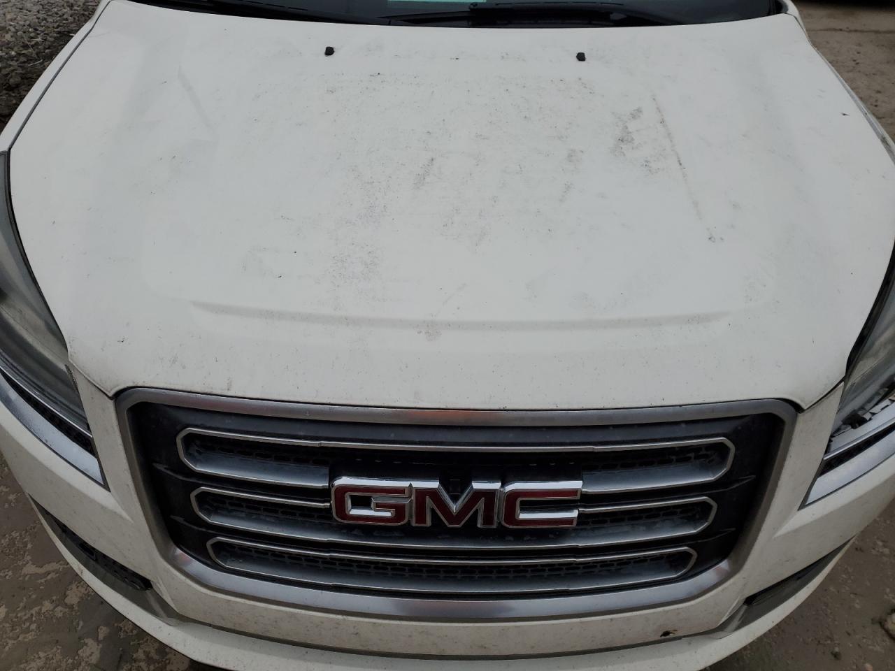 2014 GMC Acadia VIN 1GKKRRKDXEJ377685 Copart auction photo, front end / side damage thumbnail 11