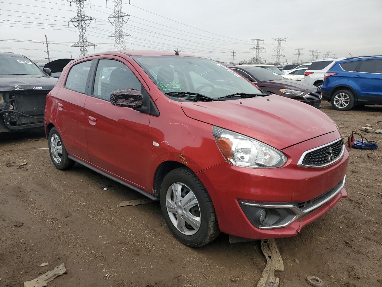 2014 Mitsubishi Mirage VIN ML32A3HJ1EH022735 Copart auction photo, minor dent/scratches damage thumbnail 4
