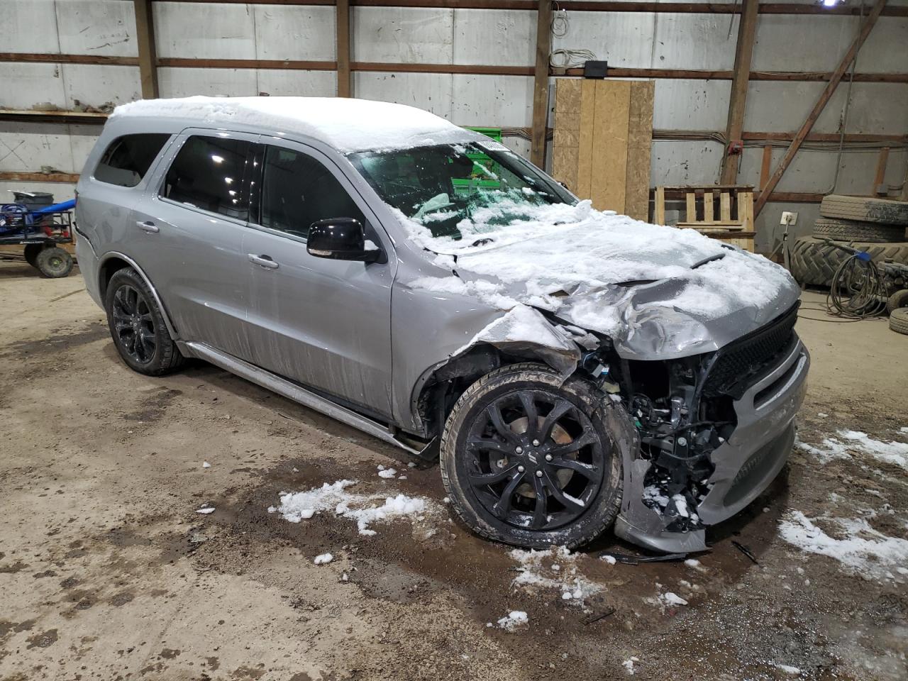 2019 Dodge Durango VIN 1C4RDJDG6KC586391 Copart auction photo, front end damage thumbnail 4