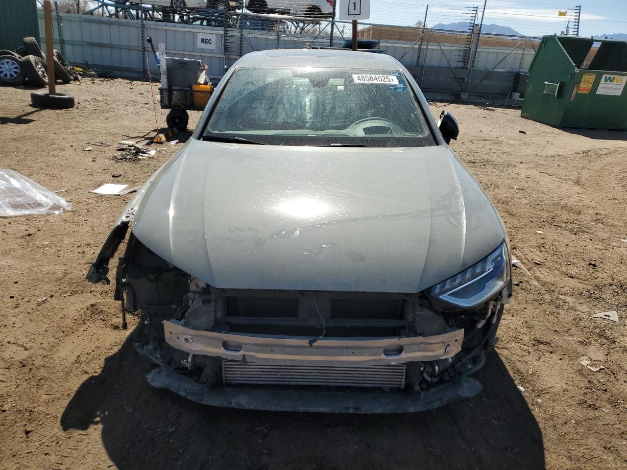 2020 Audi RS4 VIN WAUC4AF47LA042565 Copart auction photo, side / front end damage thumbnail 5