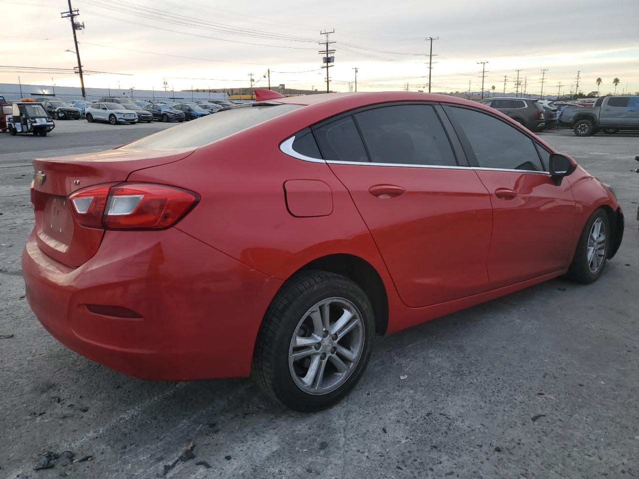 2018 Chevrolet Cruze VIN 1G1BE5SMXJ7196778 Copart auction photo, front end / side damage thumbnail 3