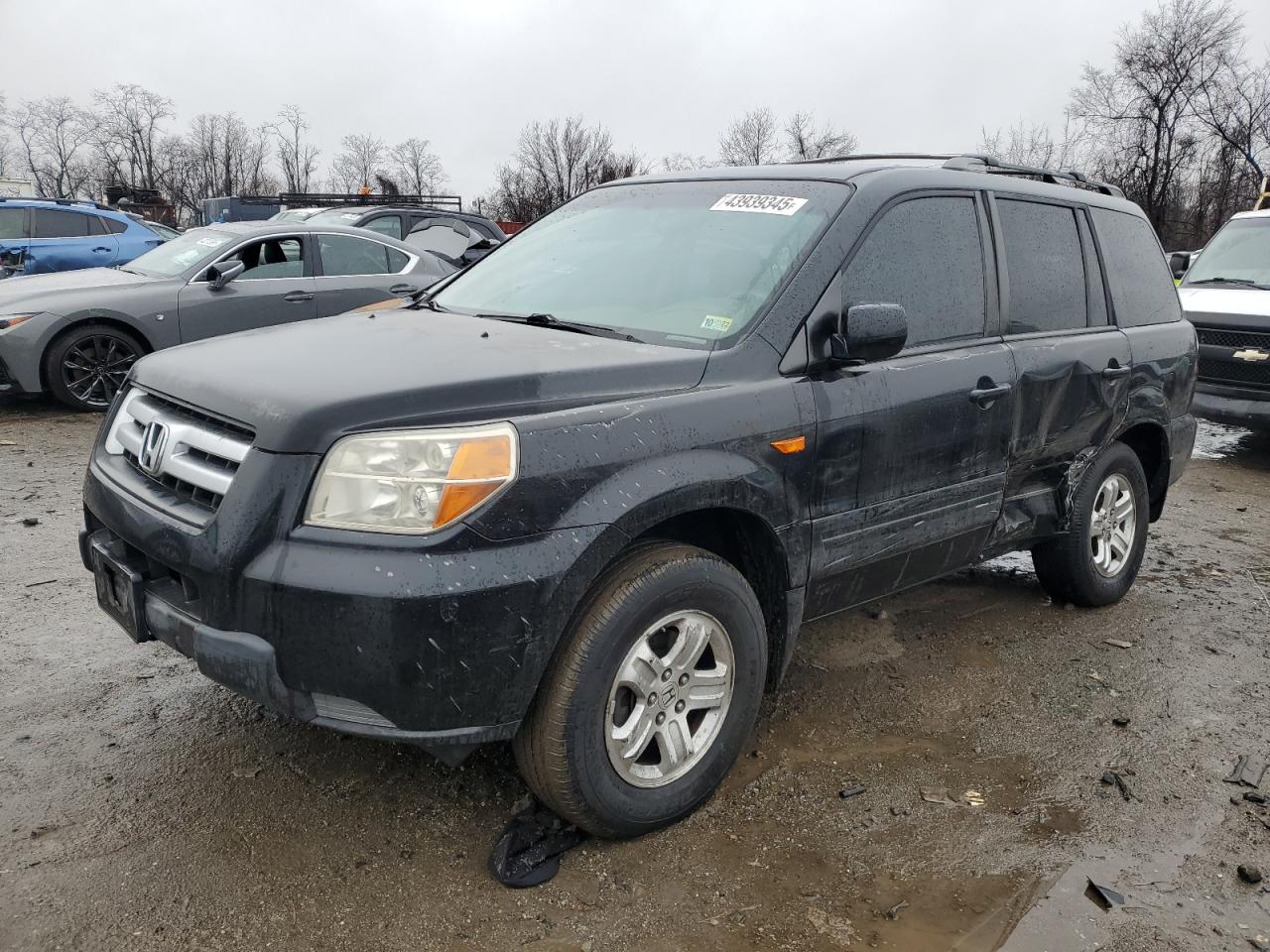 2008 Honda Pilot VIN 5FNYF28258B002164