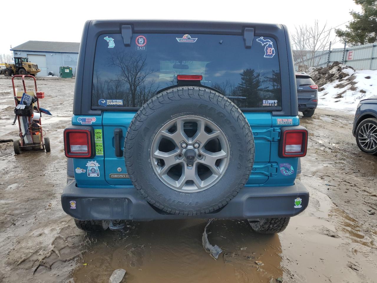 2020 Jeep Wrangler VIN 1C4HJXDG8LW205440 Copart auction photo, front end damage thumbnail 6