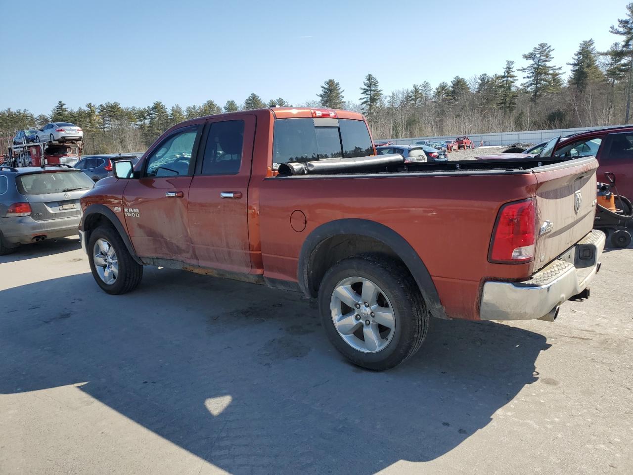 2013 RAM 1500 VIN 1C6RR7GT4DS695767 Copart auction photo, side damage thumbnail 2