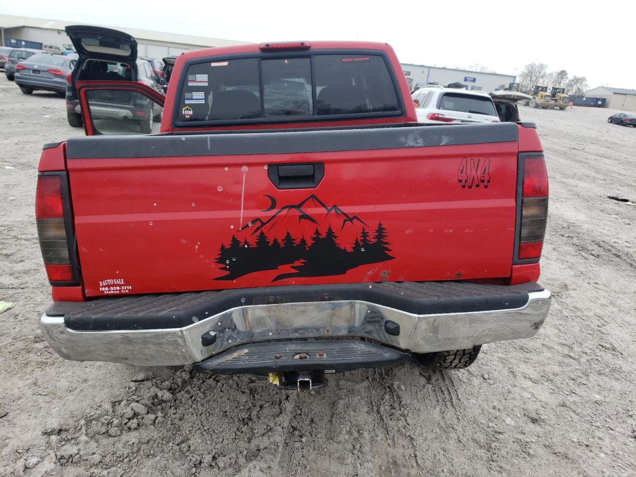 2000 Nissan Navara (Frontier) VIN 1N6ED27Y8YC324175 Copart auction photo, front end / undercarriage damage thumbnail 6
