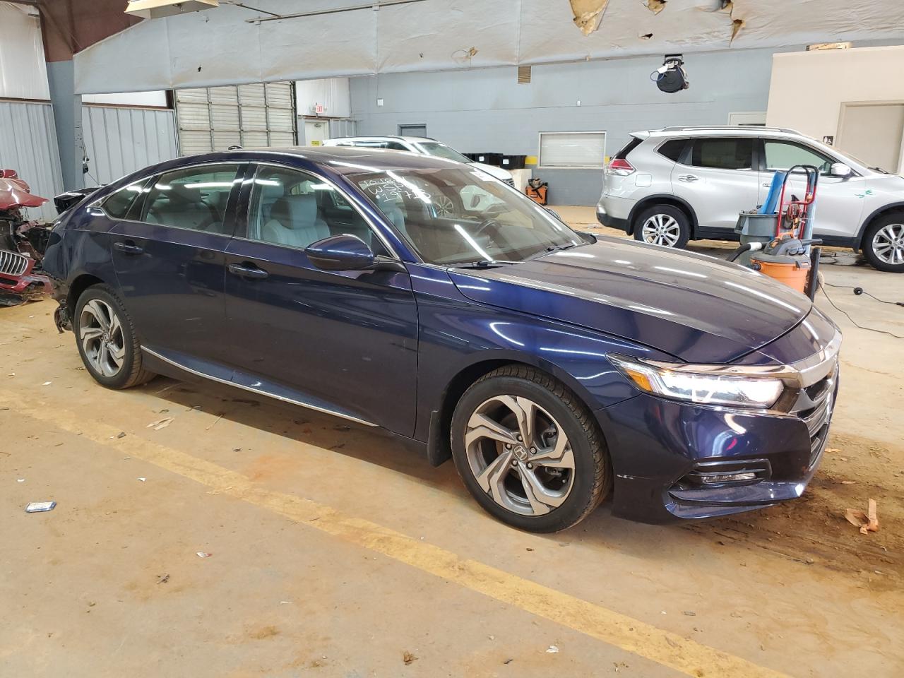 2018 Honda Accord VIN 1HGCV1F55JA181052 Copart auction photo, rear end damage thumbnail 4