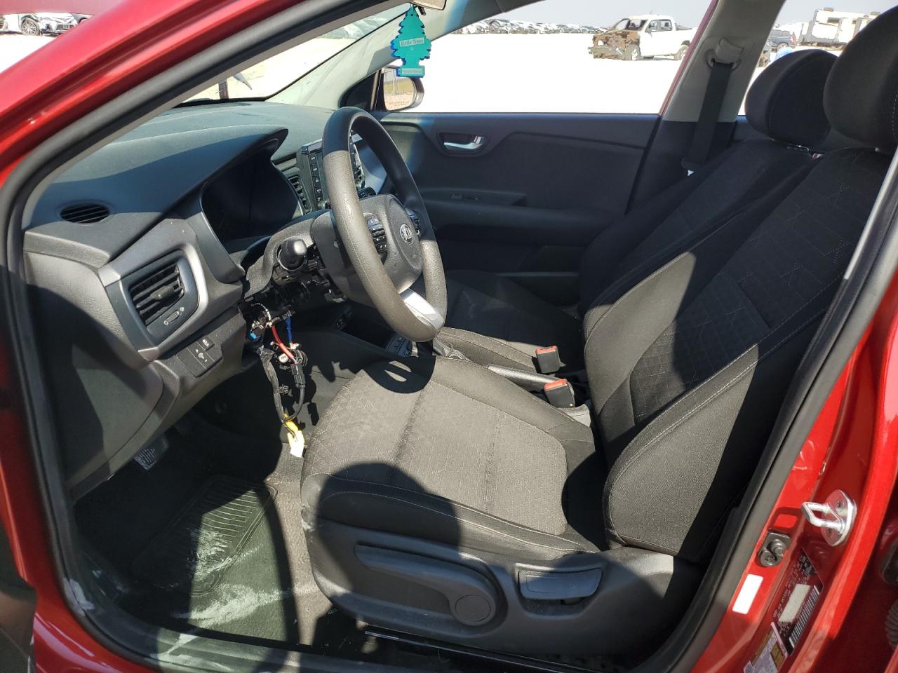 2019 KIA Rio VIN 3KPA24AB3KE167436 Copart auction photo, vandalism damage thumbnail 7
