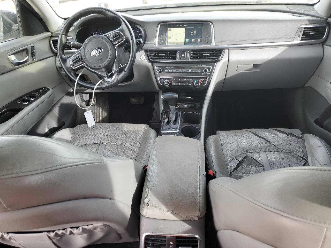 2016 KIA Optima VIN 5XXGU4L3XGG067536 Copart auction photo, front end damage thumbnail 8