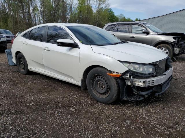 2016 Honda Civic VIN 2HGFC1F43GH106046 Copart auction photo, side / front end damage thumbnail 4