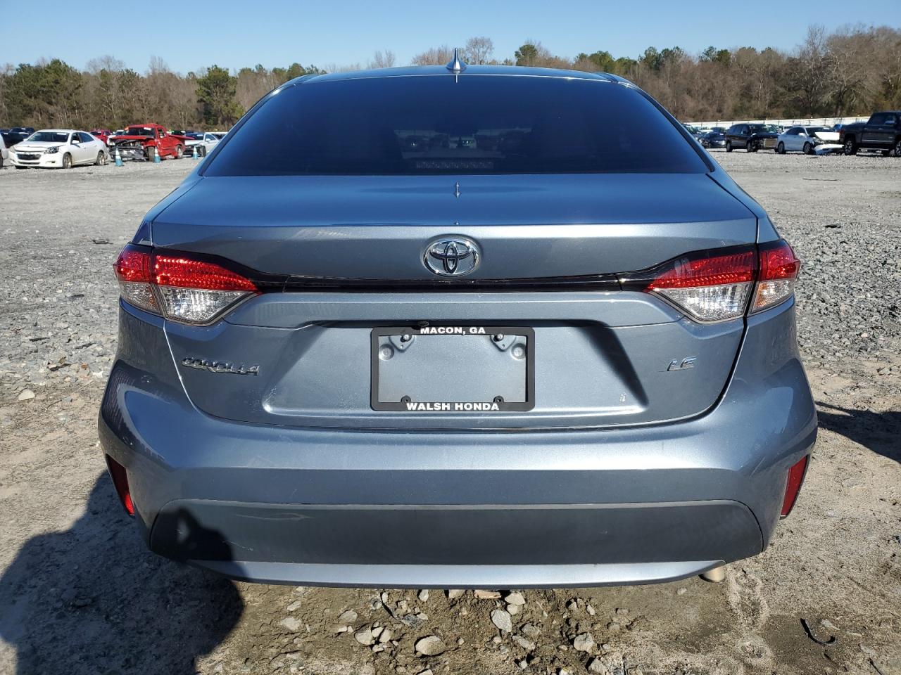 2020 Toyota Corolla VIN 5YFEPRAE3LP106730 Copart auction photo, side damage thumbnail 6