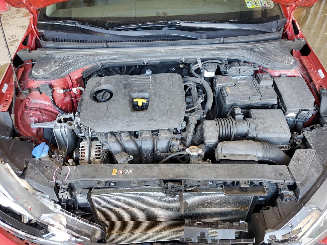 2020 Hyundai Elantra VIN KMHD84LF1LU016461 Copart auction photo, front end damage thumbnail 11