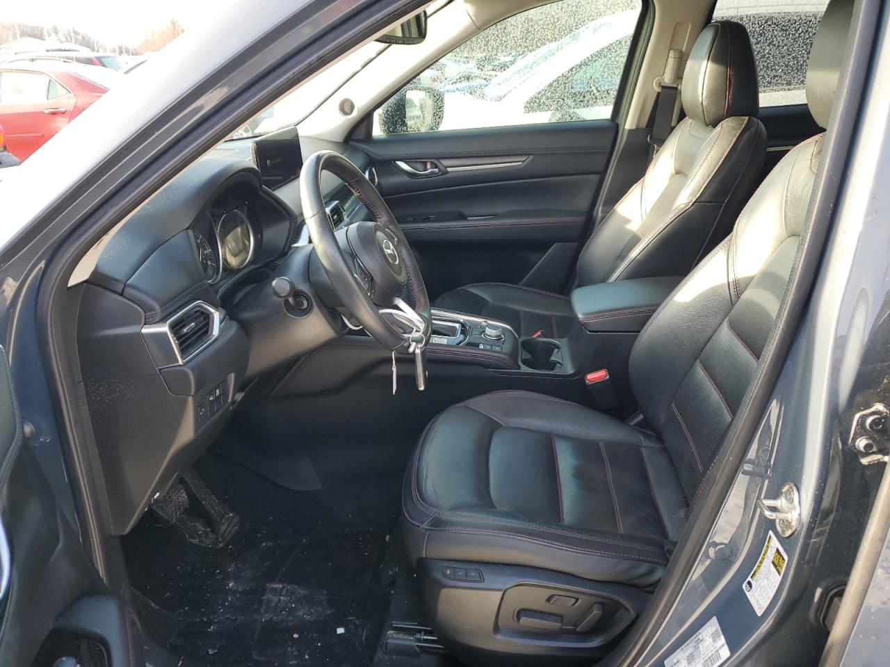 2021 Mazda CX-5 VIN JM3KFBCY1M0337990 Copart auction photo, front end damage thumbnail 7