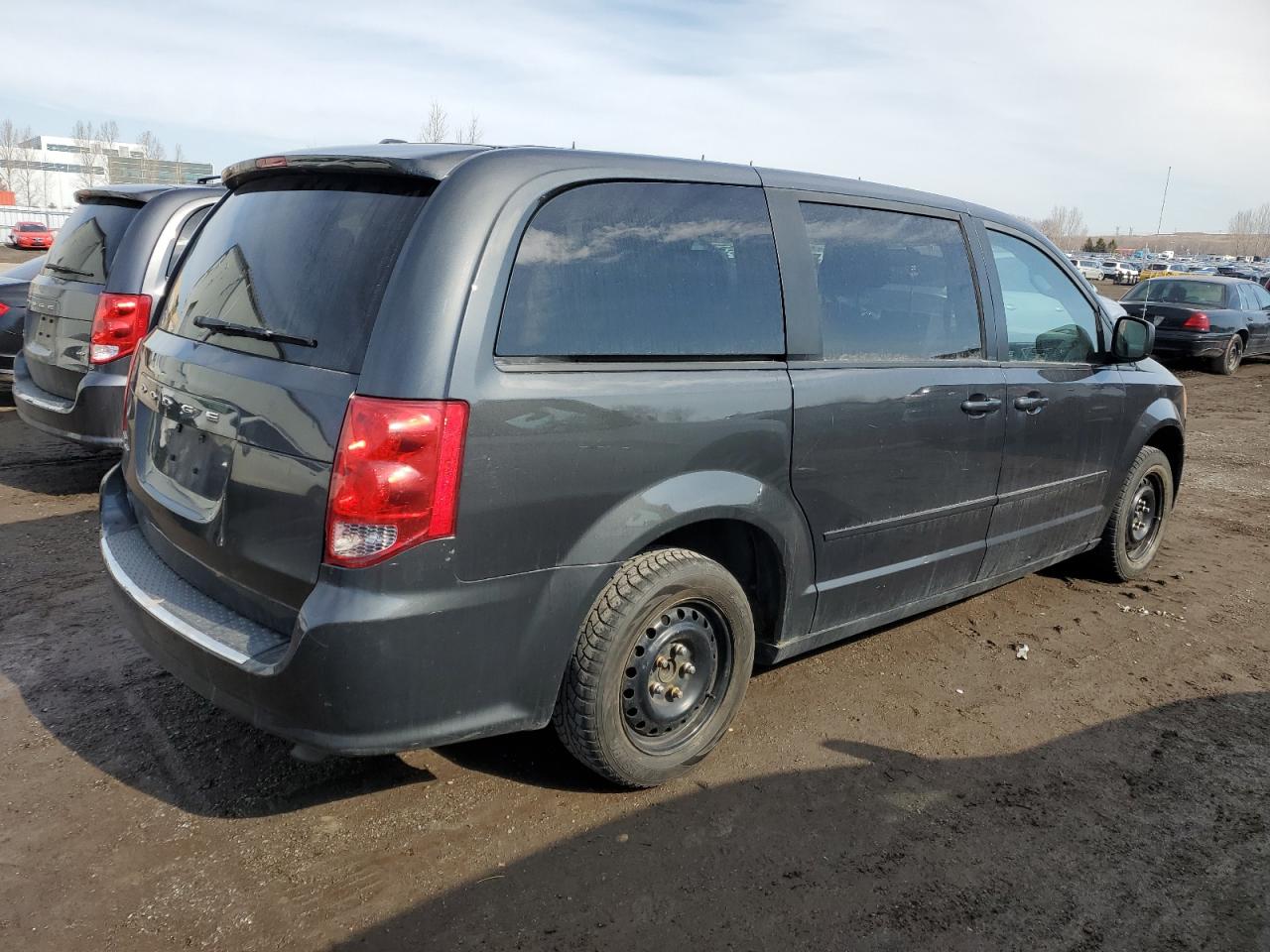 2012 Dodge Caravan VIN 2C4RDGBG0CR173851 Copart auction photo, side / front end damage thumbnail 3