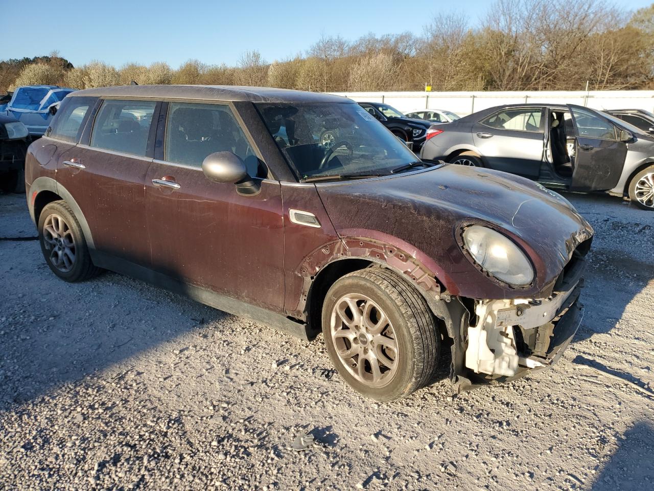 2016 MINI Cooper VIN WMWLN5C55G2E06566 Copart auction photo, front end / side damage thumbnail 4