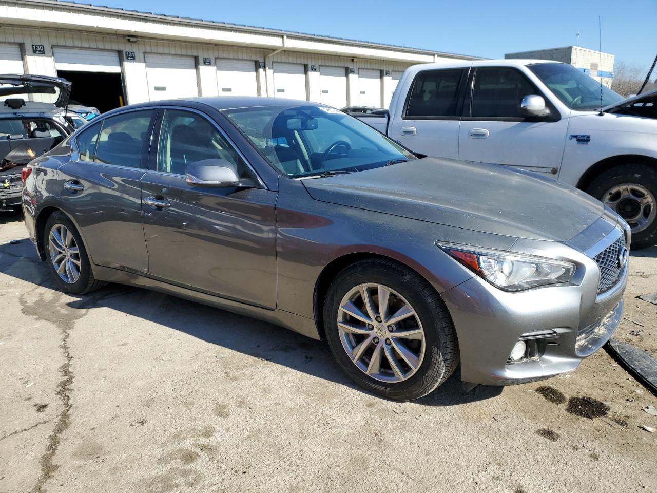 2015 Infiniti Q50 VIN JN1BV7AR8FM390768 Copart auction photo, water/flood damage thumbnail 4