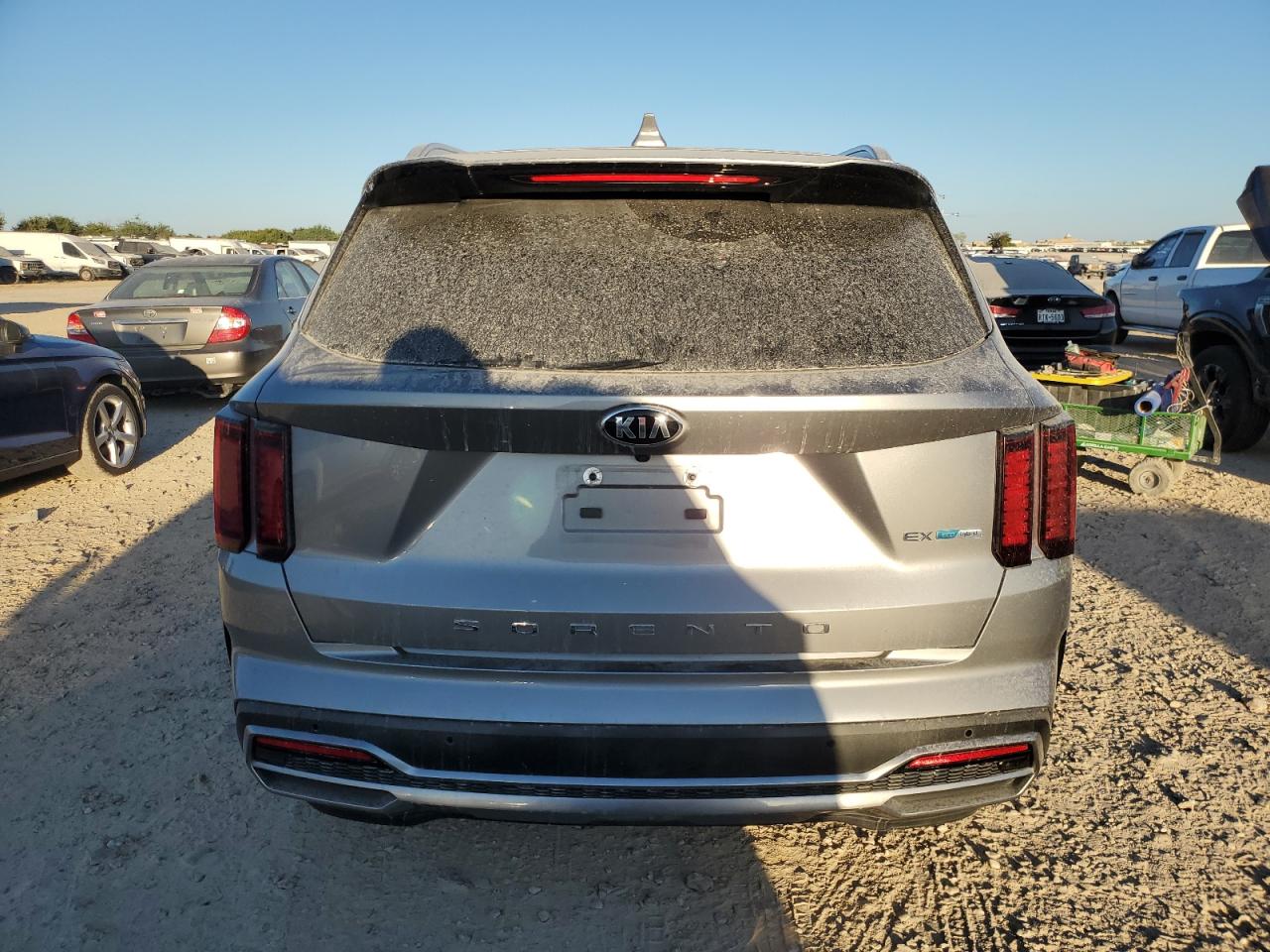 2021 KIA Sorento VIN KNDRH4LG6M5054329 Copart auction photo, front end damage thumbnail 6