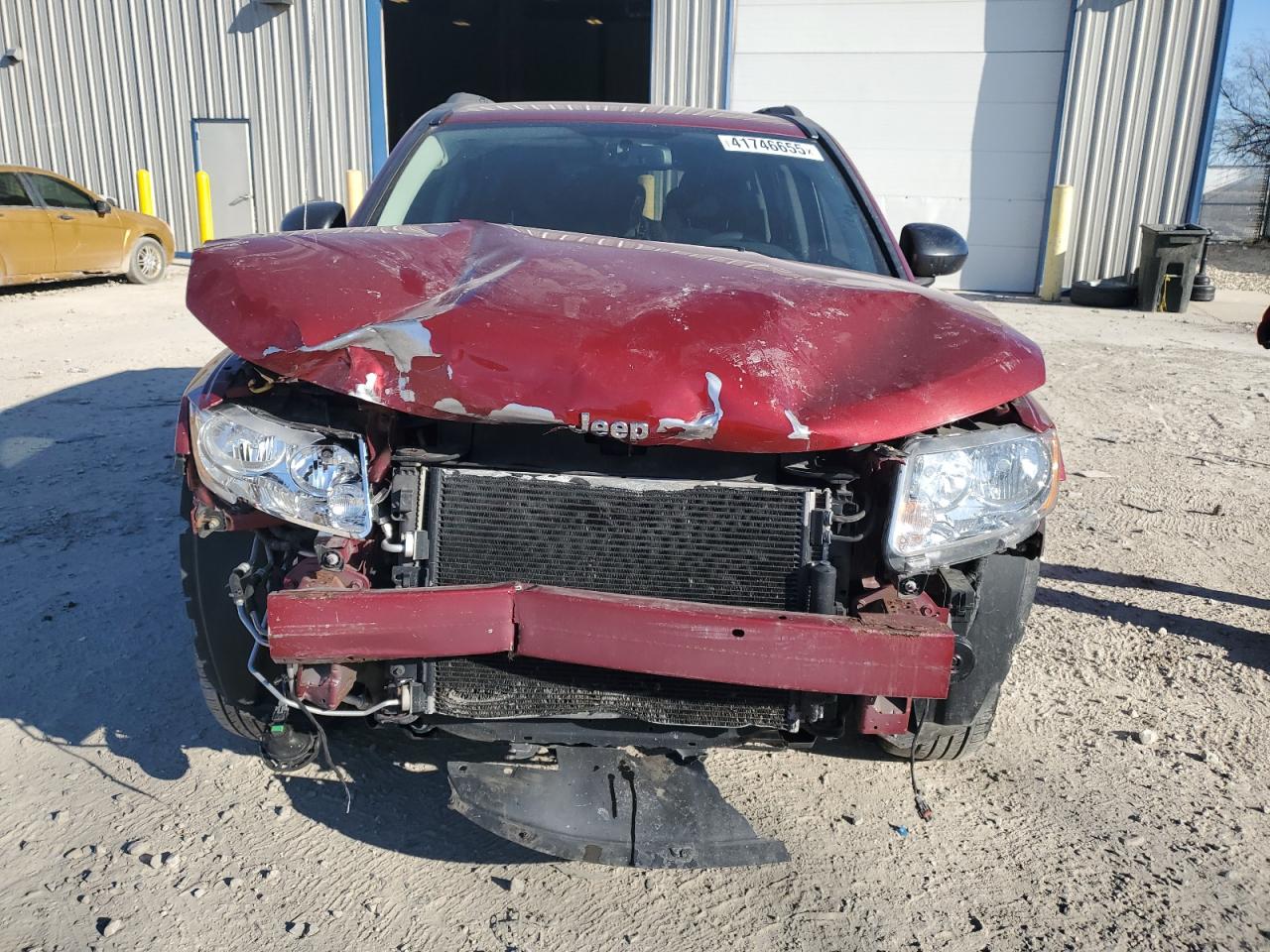 2012 Jeep Compass VIN 1C4NJDEB4CD633330 Copart auction photo, front end damage thumbnail 5