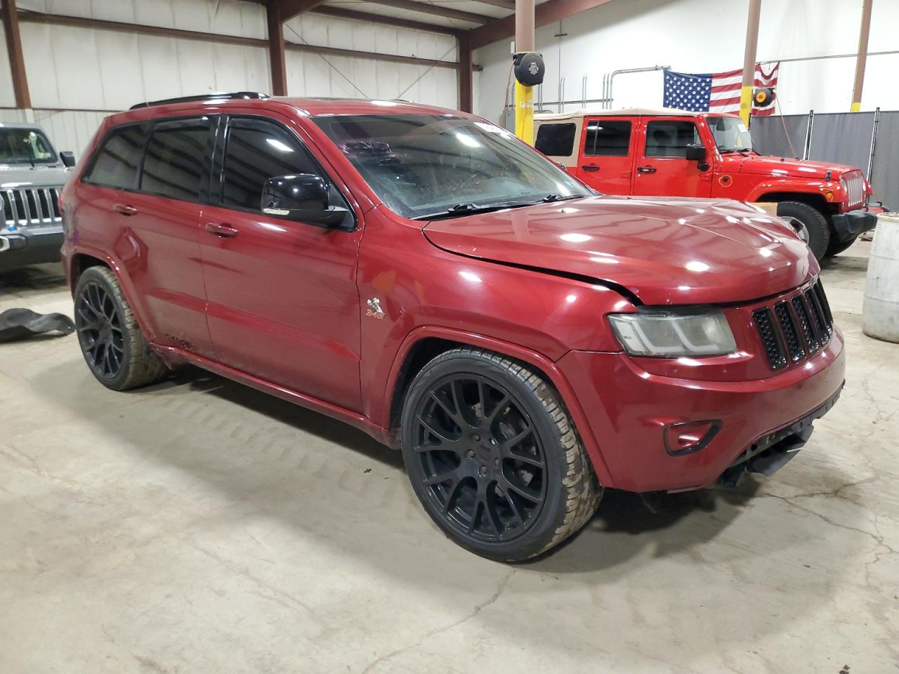 2014 Jeep Grand Cherokee VIN 1C4RJFBT0EC162568 Copart auction photo, front end damage thumbnail 4