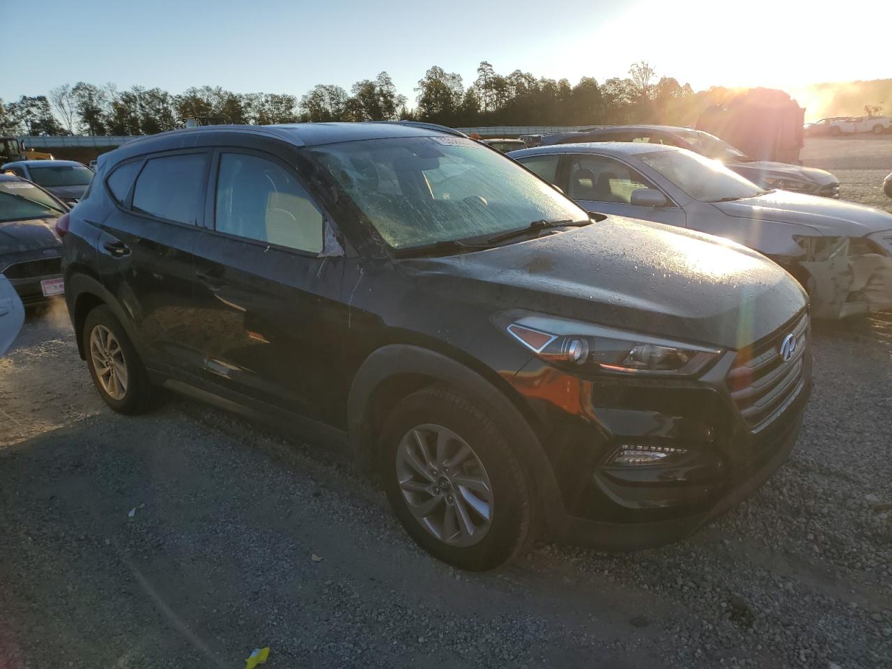 2016 Hyundai Tucson VIN KM8J3CA45GU250945 Copart auction photo, side damage thumbnail 4