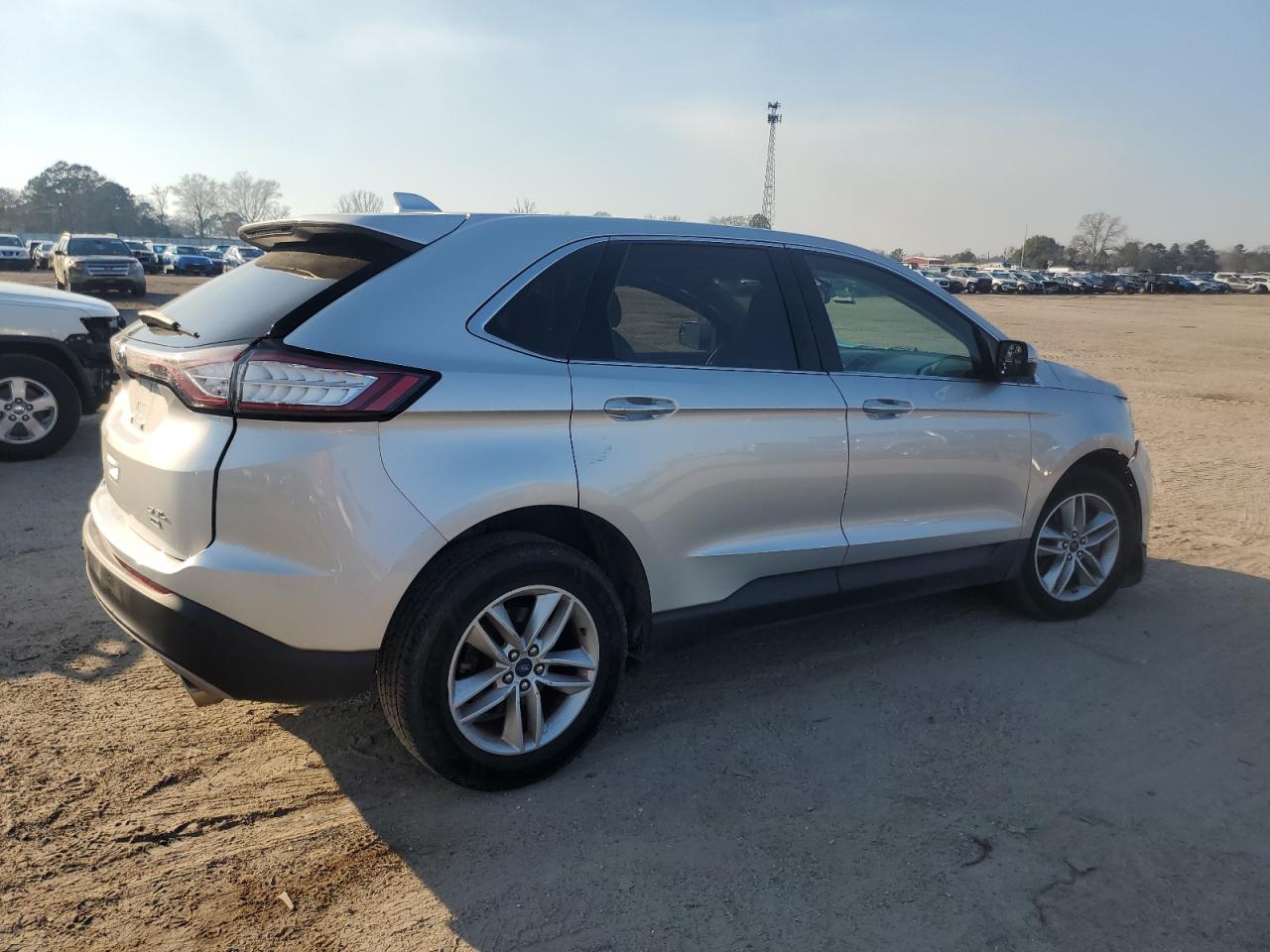 2017 Ford Edge VIN 2FMPK4J81HBC04414 Copart auction photo, front end / side damage thumbnail 3
