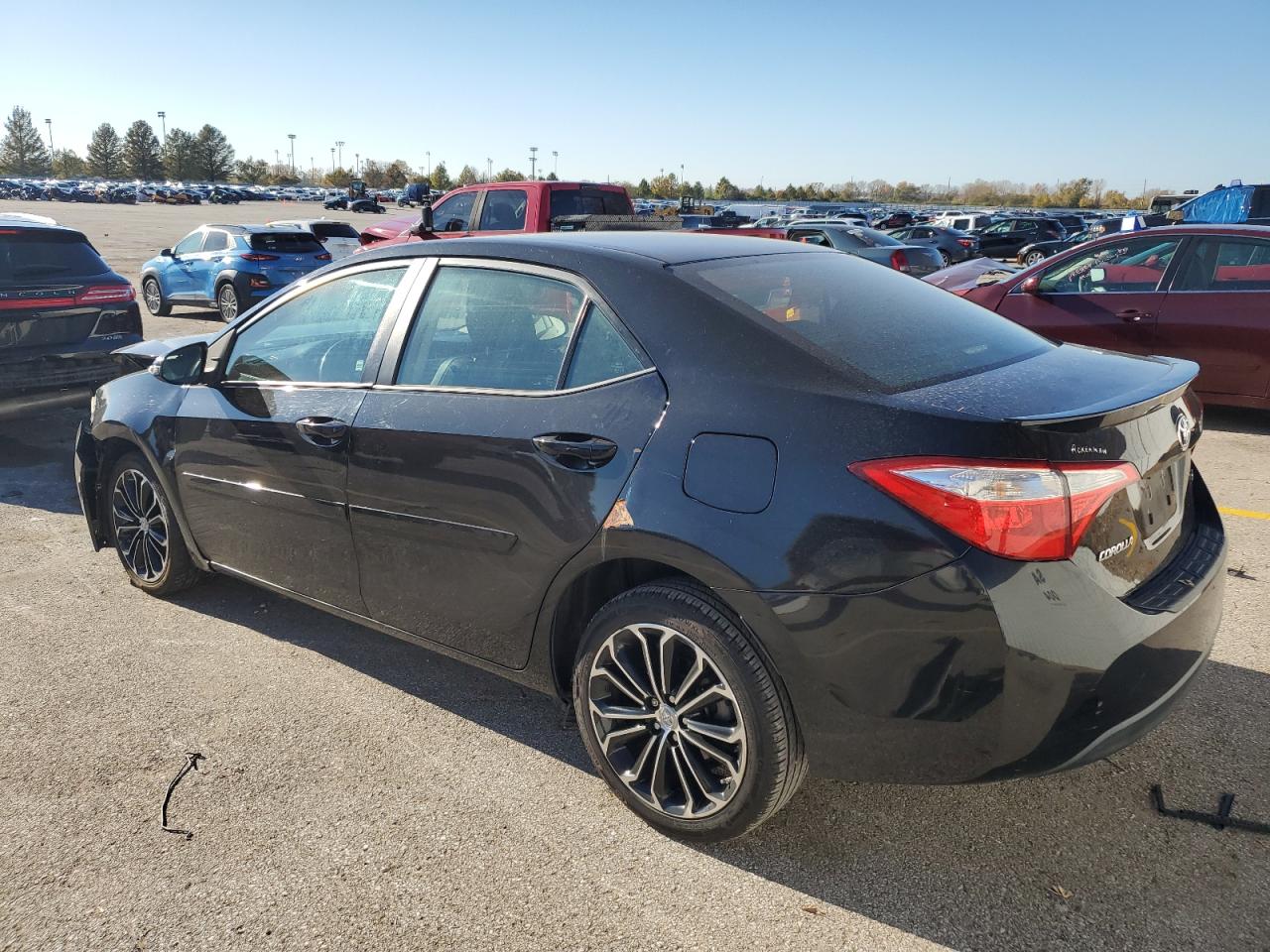 2014 Toyota Corolla VIN 2T1BURHE1EC081167 Copart auction photo, front end damage thumbnail 2