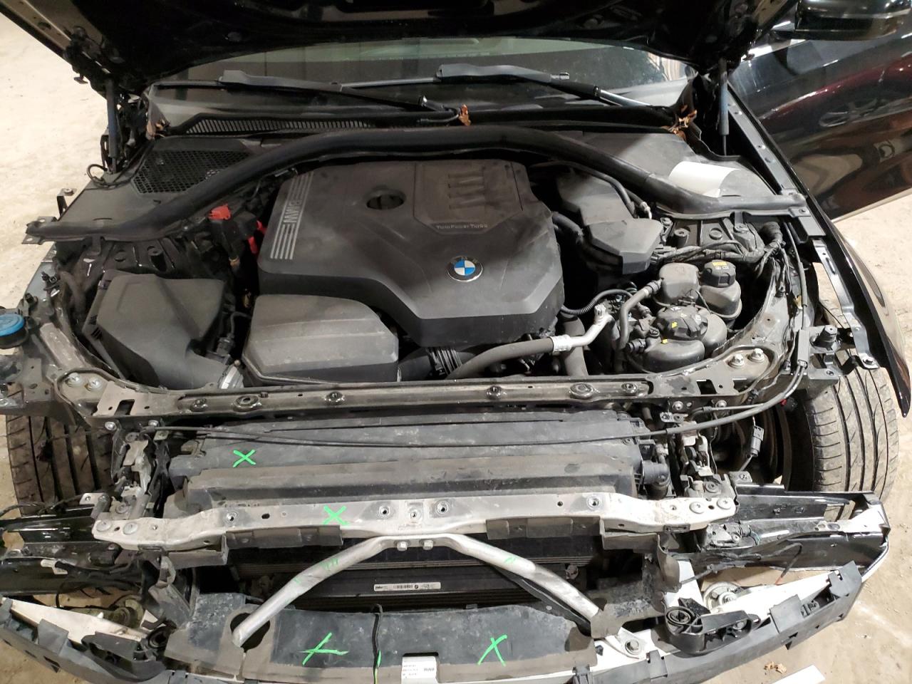 2020 BMW 3er VIN 3MW5R7J03L8B08865 Copart auction photo, front end damage thumbnail 11