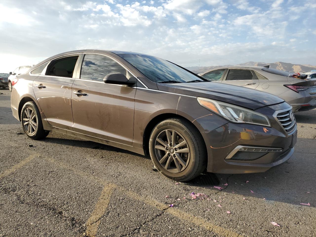 2015 Hyundai Sonata VIN 5NPE24AF0FH026913 Copart auction photo, mechanical damage thumbnail 4