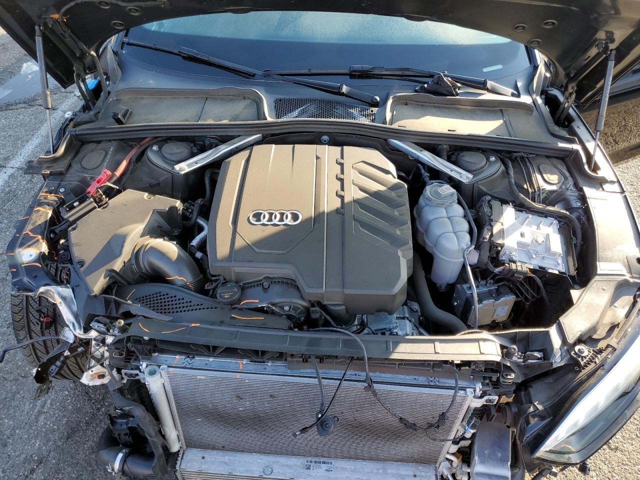 2023 Audi A5 VIN WAUFACF57PA045708 Copart auction photo, front end / minor dent/scratches damage thumbnail 11