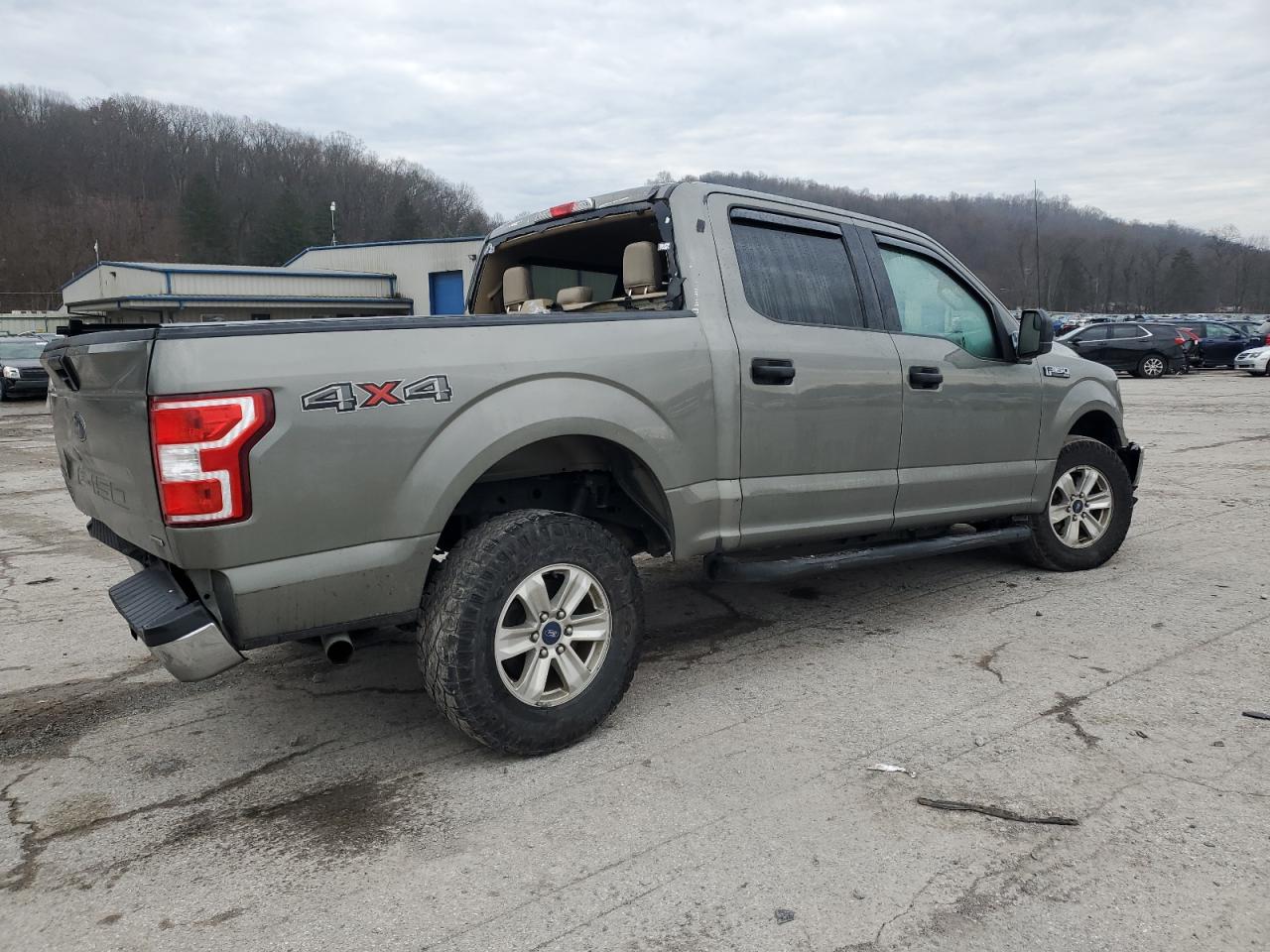 2020 Ford F-150 VIN 1FTEW1E42LKD02579 Copart auction photo, rear end / frame damage damage thumbnail 3