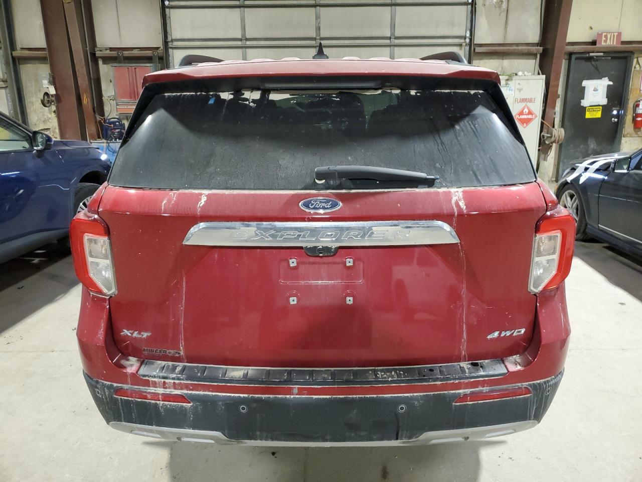 2022 Ford Explorer VIN 1FMSK8DH8NGA63066 Copart auction photo, front end / minor dent/scratches damage thumbnail 6