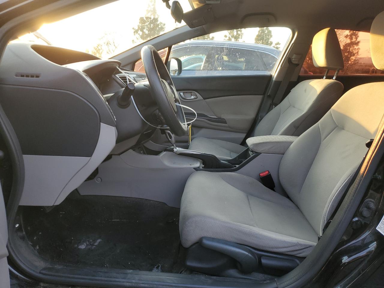 2013 Honda Civic VIN 19XFB2F52DE295070 Copart auction photo, front end / side damage thumbnail 7
