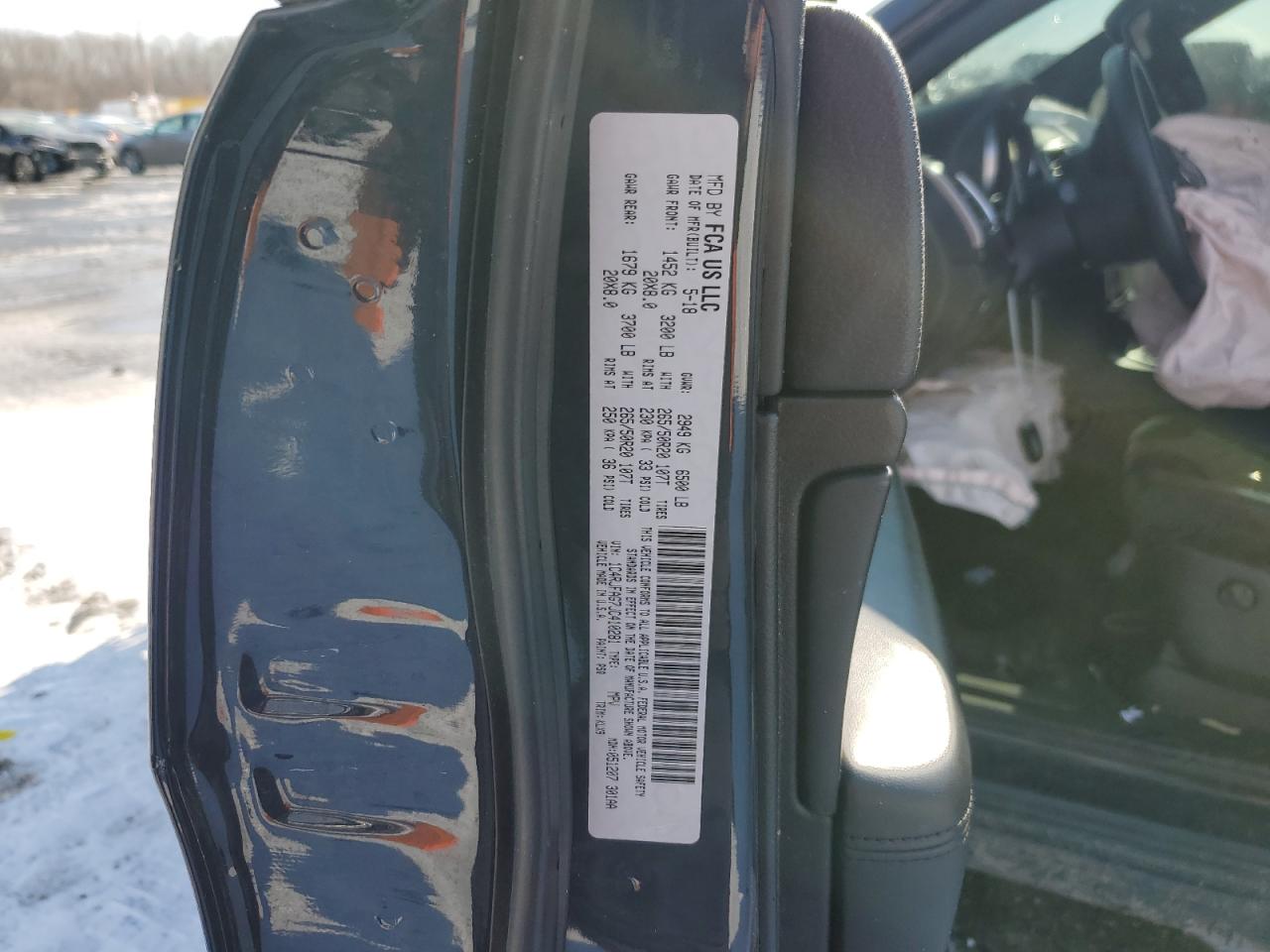 2018 Jeep Grand Cherokee VIN 1C4RJFAG7JC410281 Copart auction photo, front end damage thumbnail 13