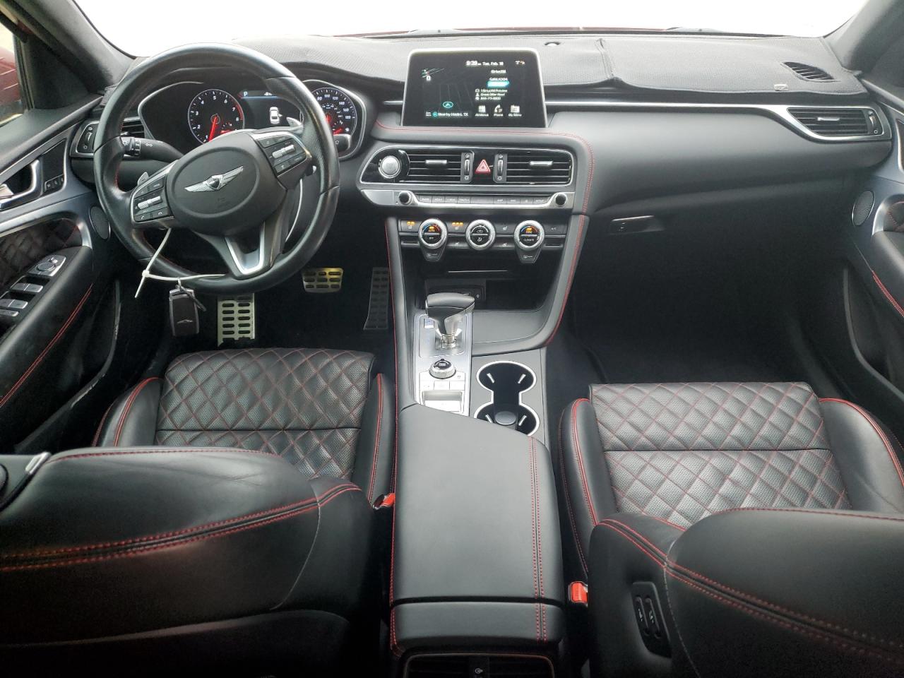 2019 Genesis G70 VIN KMTG34LE2KU017271 Copart auction photo, front end damage thumbnail 8