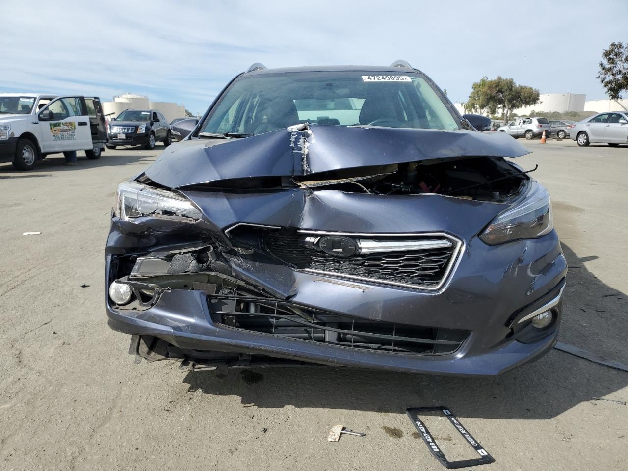 2017 Subaru Impreza VIN 4S3GTAN64H3709100 Copart auction photo, front end damage thumbnail 5